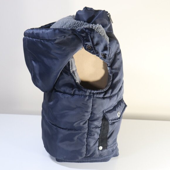 Calvin Klein Navy Blue Hooded Vest 3T - Picture 2 of 14